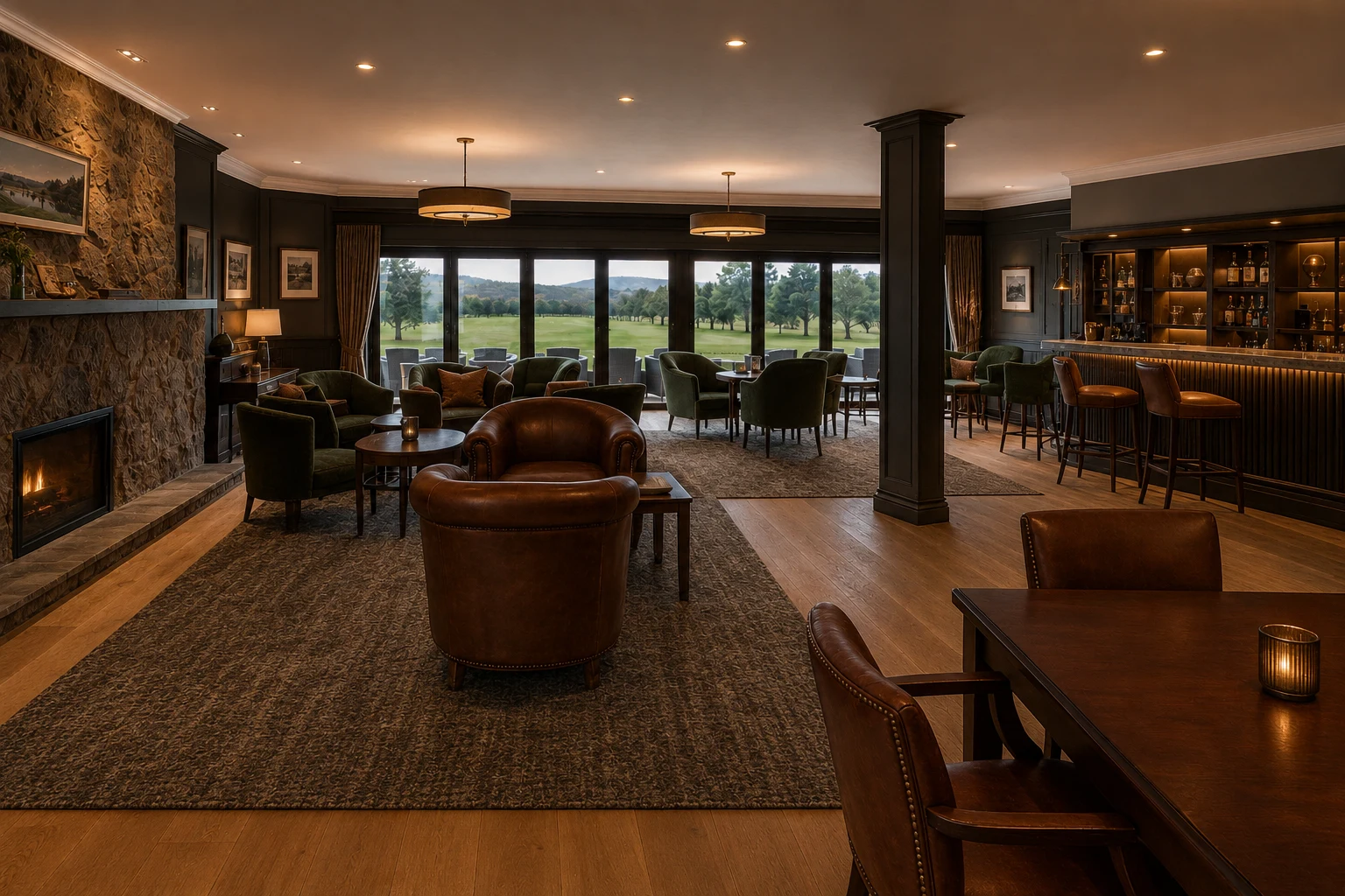 The Fairway Lounge Transformation: after